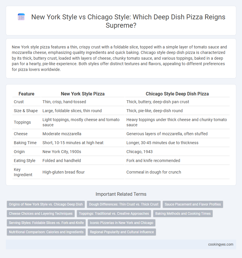 New York Style vs Chicago Style: Which Deep Dish Pizza Reigns Supreme?