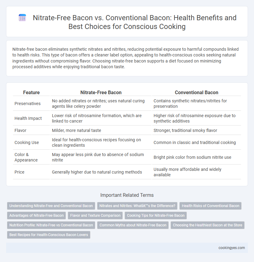 Nitrate-Free Bacon vs. Conventional Bacon: Health Benefits and Best Choices for Conscious Cooking