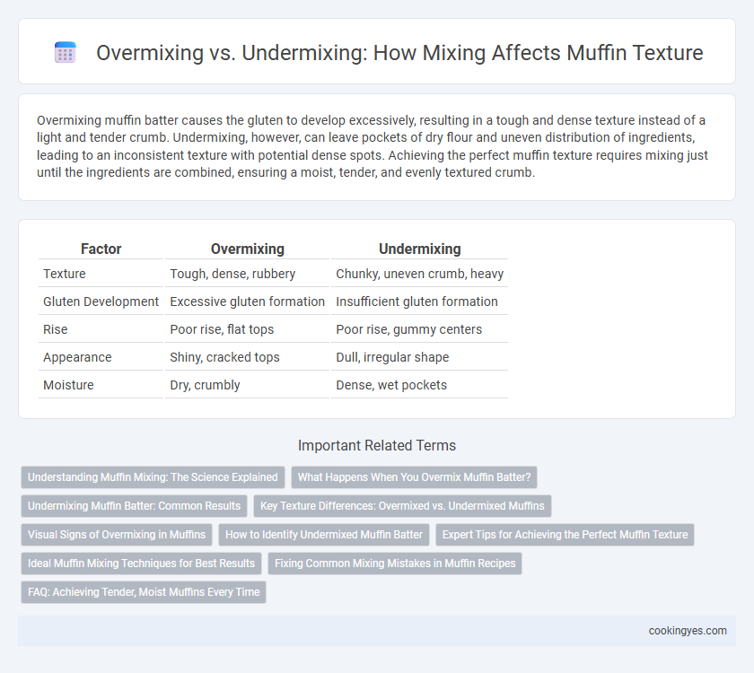 Overmixing vs. Undermixing: How Mixing Affects Muffin Texture