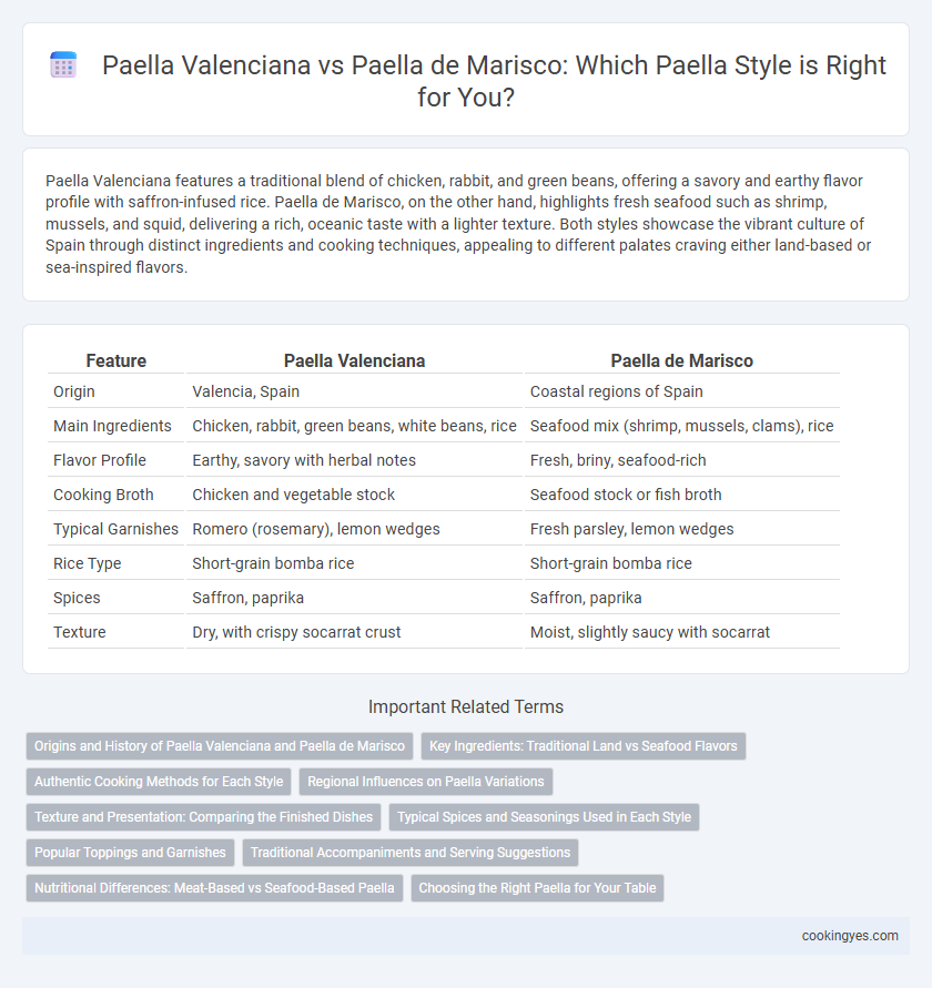 Paella Valenciana vs Paella de Marisco: Which Paella Style is Right for You?