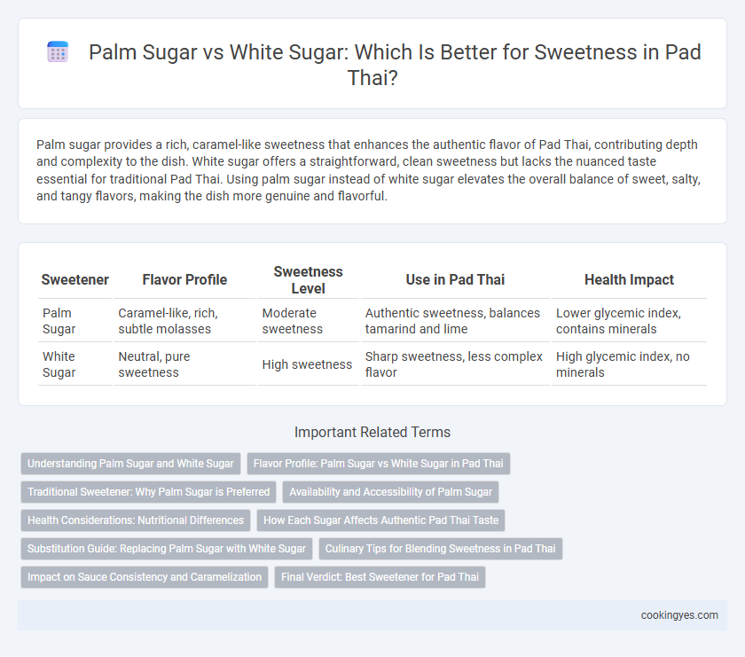 Palm Sugar vs White Sugar: Which Is Better for Sweetness in Pad Thai?