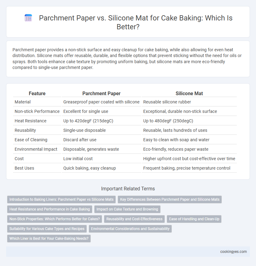 Parchment Paper vs. Silicone Mat for Cake Baking: Which Is Better?