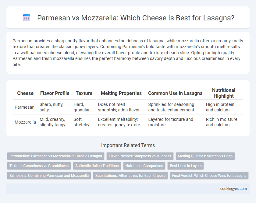 Parmesan vs Mozzarella: Which Cheese Is Best for Lasagna?