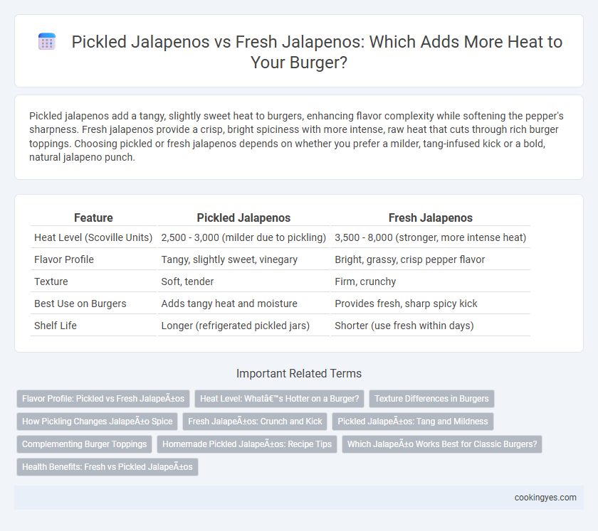 Pickled Jalapenos vs Fresh Jalapenos: Which Adds More Heat to Your Burger?