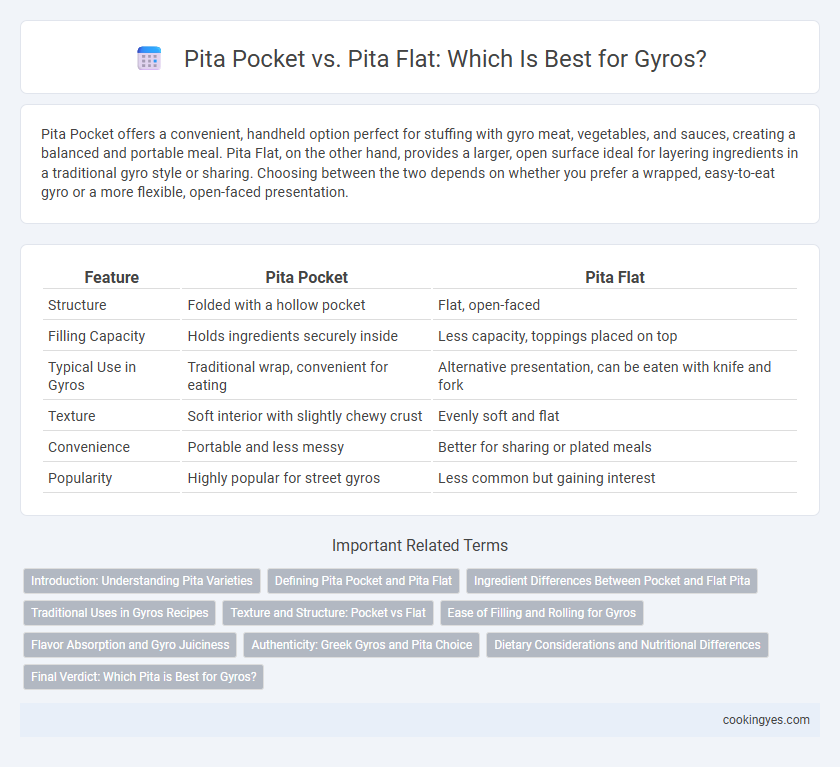 Pita Pocket vs. Pita Flat: Which Is Best for Gyros?