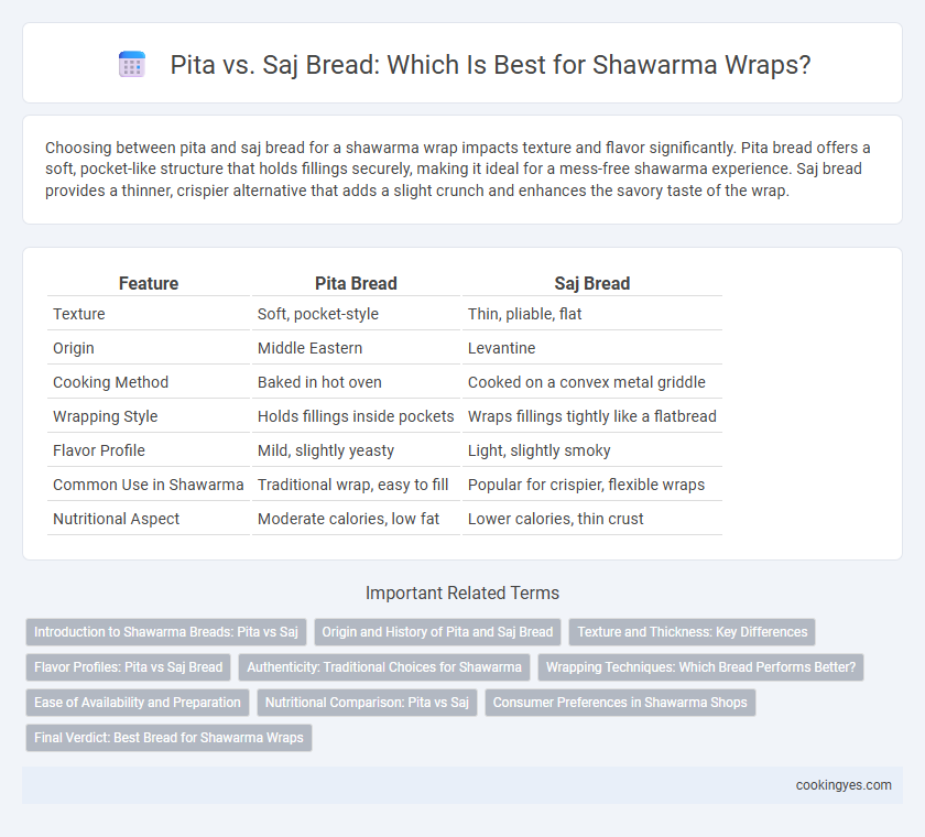 Pita vs. Saj Bread: Which Is Best for Shawarma Wraps?