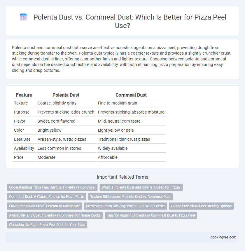 Polenta Dust vs. Cornmeal Dust: Which Is Better for Pizza Peel Use?