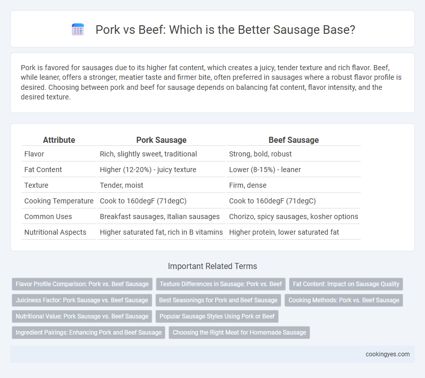 Pork vs Beef: Which is the Better Sausage Base?