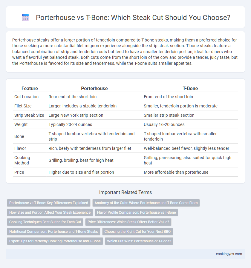 Porterhouse vs T-Bone: Which Steak Cut Should You Choose?