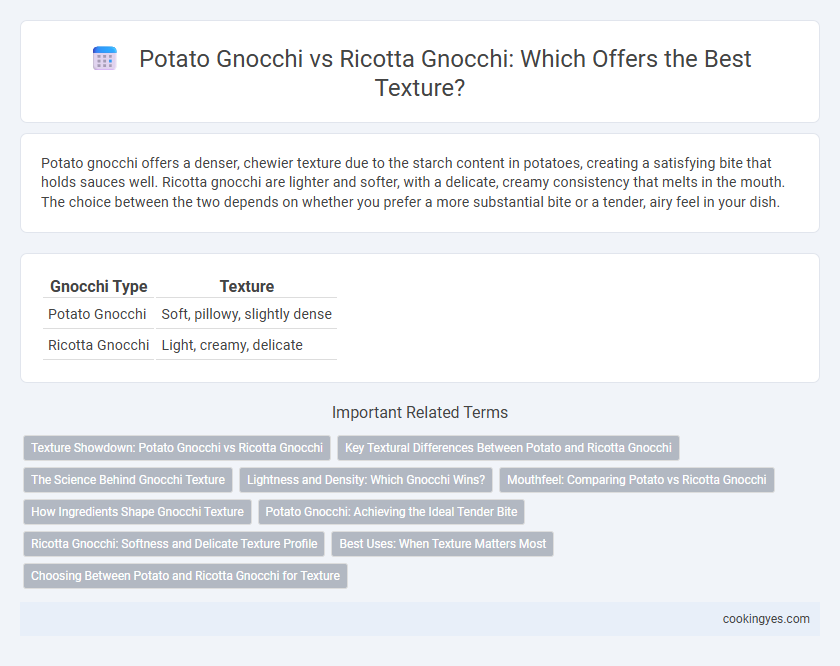 Potato Gnocchi vs Ricotta Gnocchi: Which Offers the Best Texture?