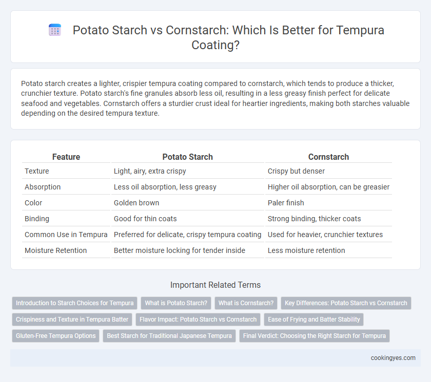 Potato Starch vs Cornstarch: Which Is Better for Tempura Coating?