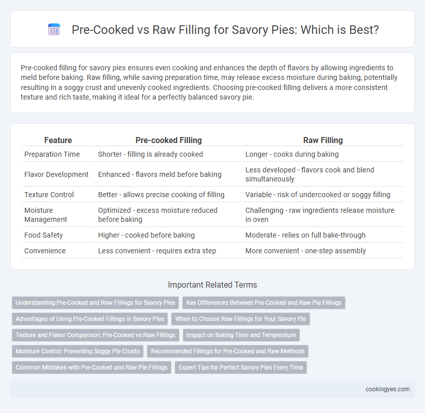 Pre-Cooked vs Raw Filling for Savory Pies: Which is Best?