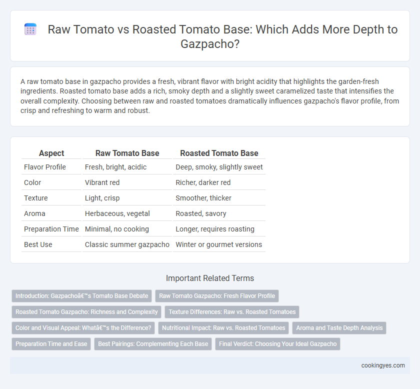 Raw Tomato vs Roasted Tomato Base: Which Adds More Depth to Gazpacho?