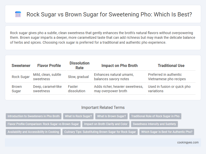 Rock Sugar vs Brown Sugar for Sweetening Pho: Which Is Best?