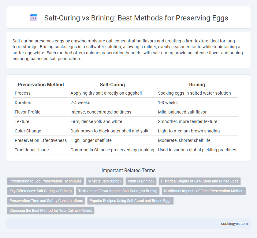 Salt-Curing vs Brining: Best Methods for Preserving Eggs
