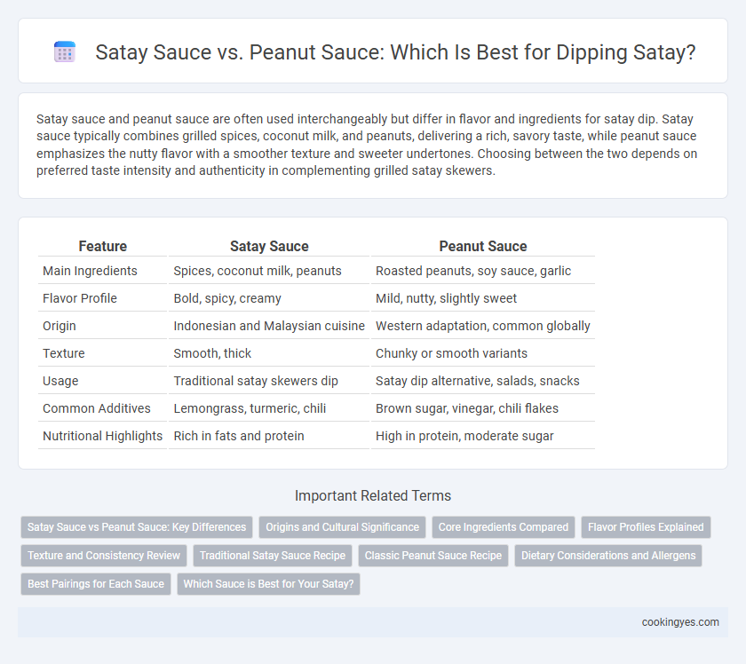 Satay Sauce vs. Peanut Sauce: Which Is Best for Dipping Satay?