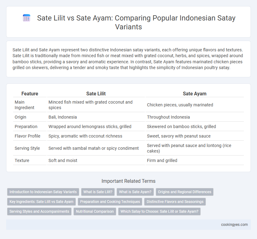 Sate Lilit vs Sate Ayam: Comparing Popular Indonesian Satay Variants
