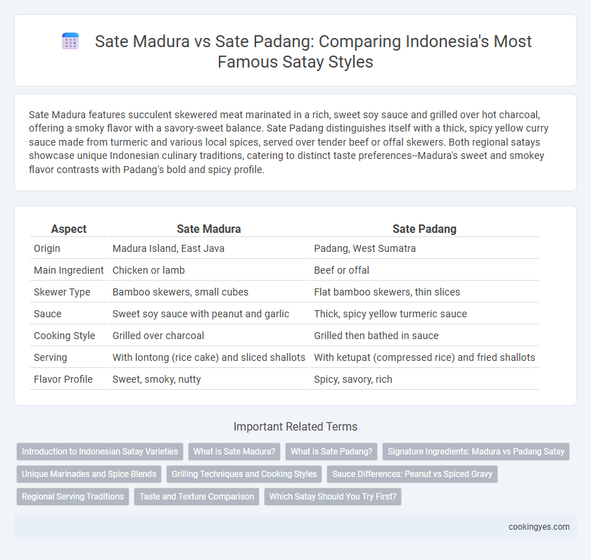 Sate Madura vs Sate Padang: Comparing Indonesia's Most Famous Satay Styles