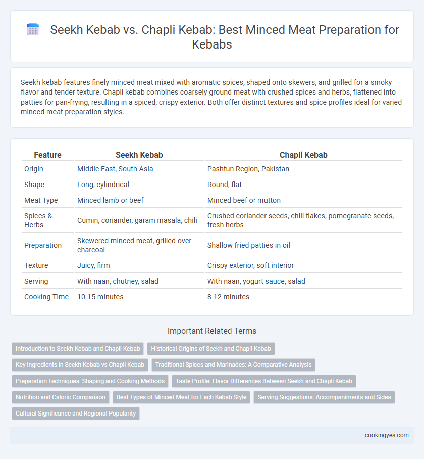 Seekh Kebab vs. Chapli Kebab: Best Minced Meat Preparation for Kebabs