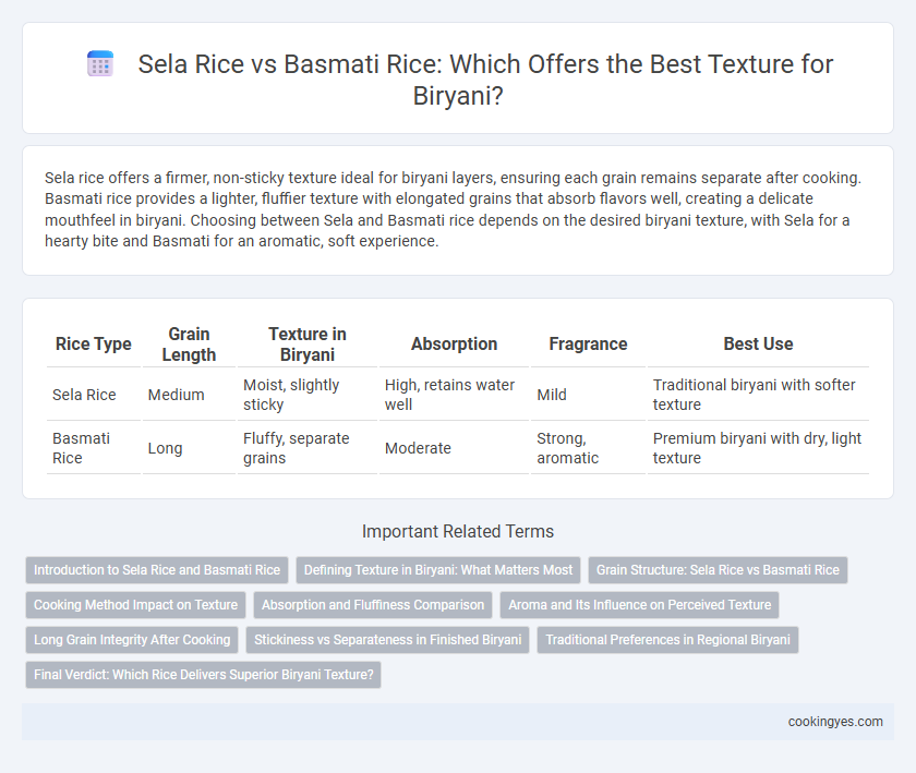 Sela Rice vs Basmati Rice: Which Offers the Best Texture for Biryani?