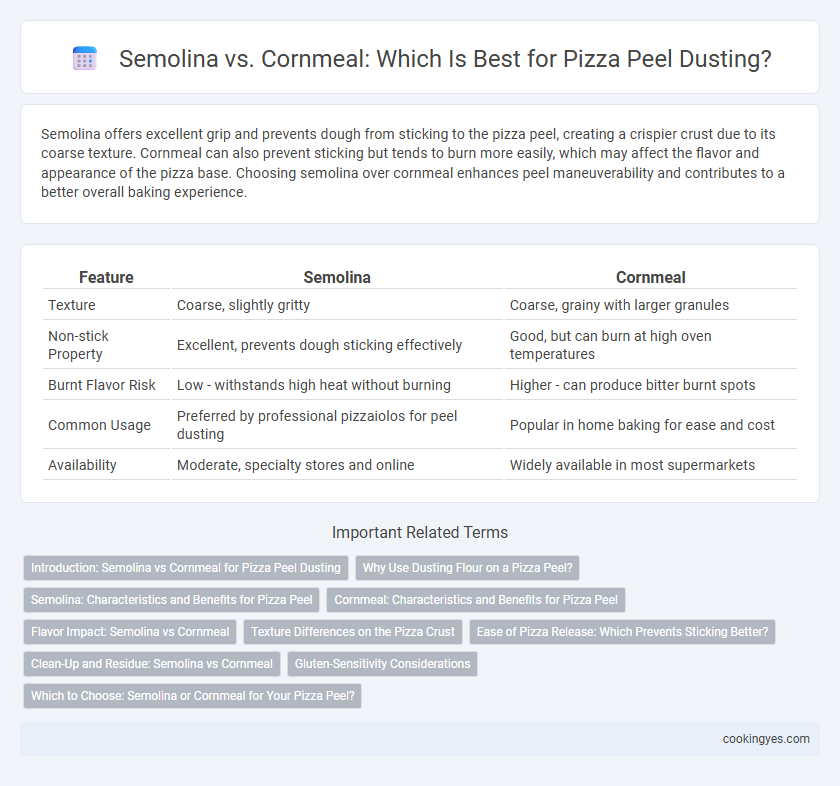 Semolina vs. Cornmeal: Which Is Best for Pizza Peel Dusting?