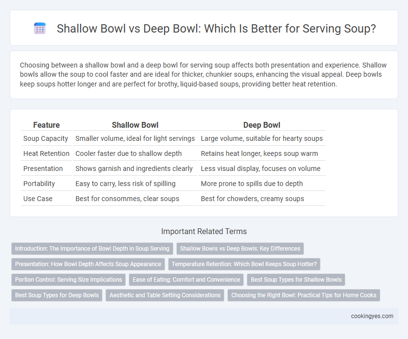 Shallow Bowl vs Deep Bowl: Which Is Better for Serving Soup?