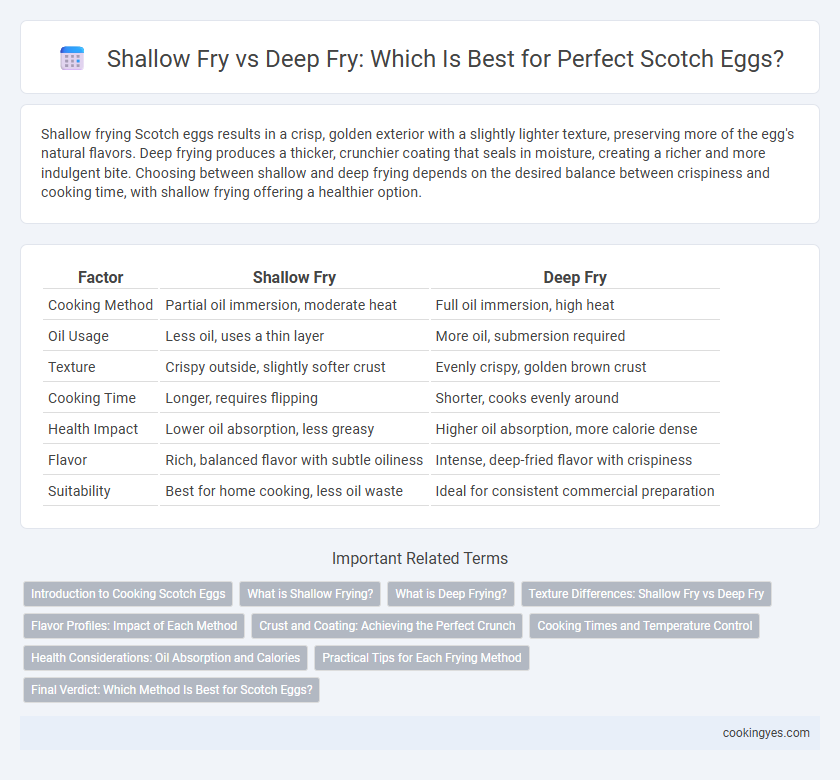 Shallow Fry vs Deep Fry: Which Is Best for Perfect Scotch Eggs?