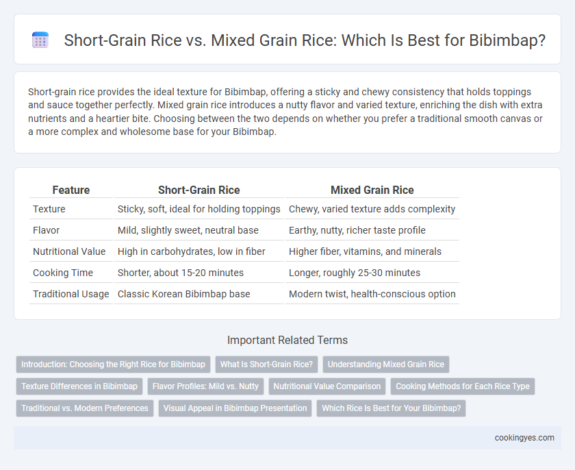 Short-Grain Rice vs. Mixed Grain Rice: Which Is Best for Bibimbap?