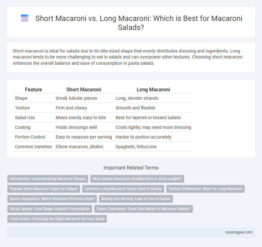 Short Macaroni vs. Long Macaroni: Which is Best for Macaroni Salads?