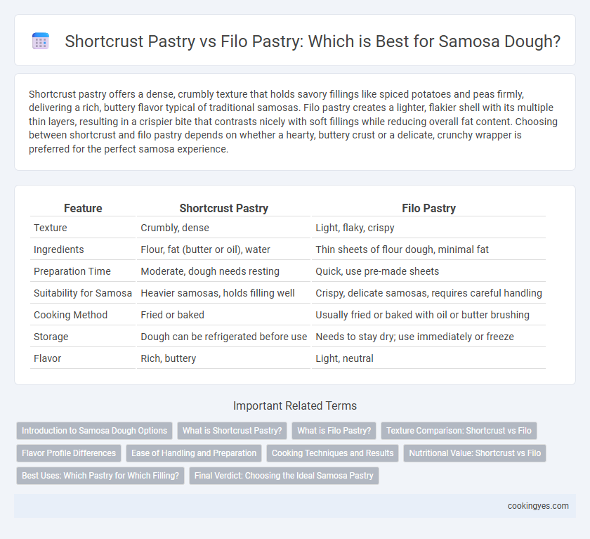 Shortcrust Pastry vs Filo Pastry: Which is Best for Samosa Dough?