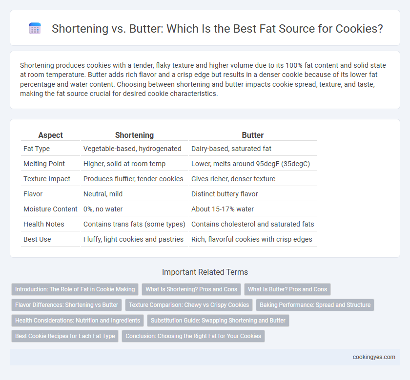 Shortening vs. Butter: Which Is the Best Fat Source for Cookies?