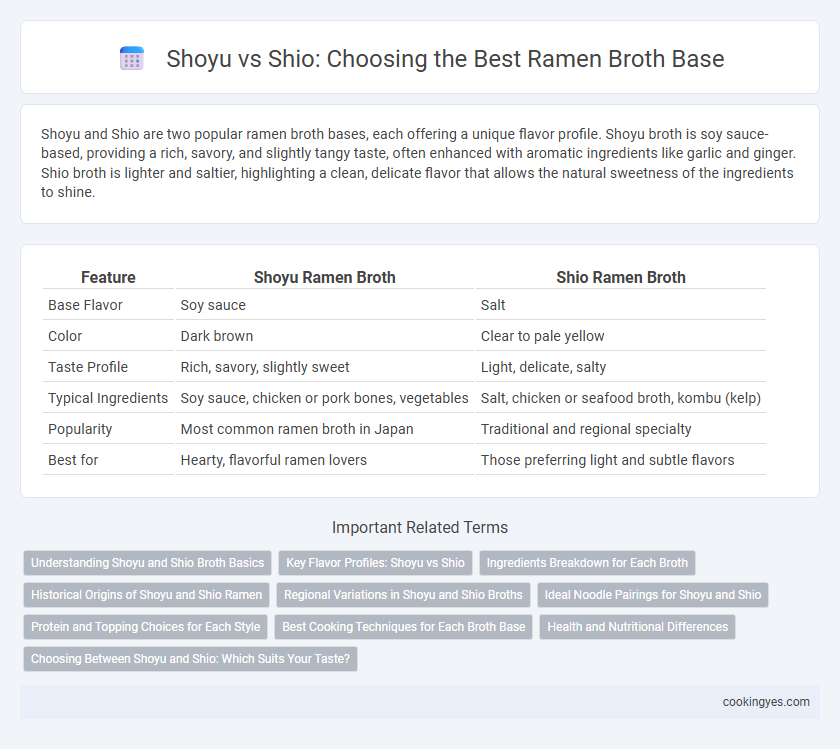 Shoyu vs Shio: Choosing the Best Ramen Broth Base
