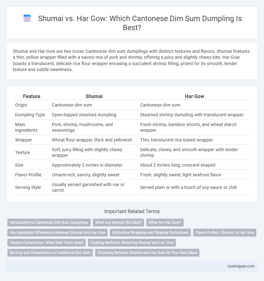 Shumai vs. Har Gow: Which Cantonese Dim Sum Dumpling Is Best?