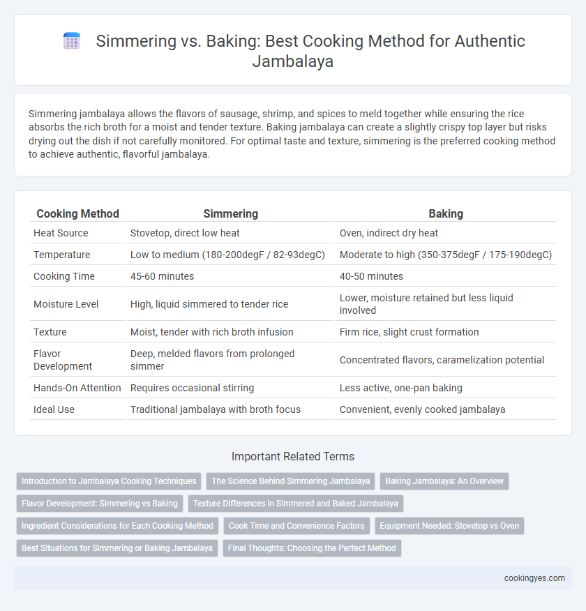 Simmering vs. Baking: Best Cooking Method for Authentic Jambalaya