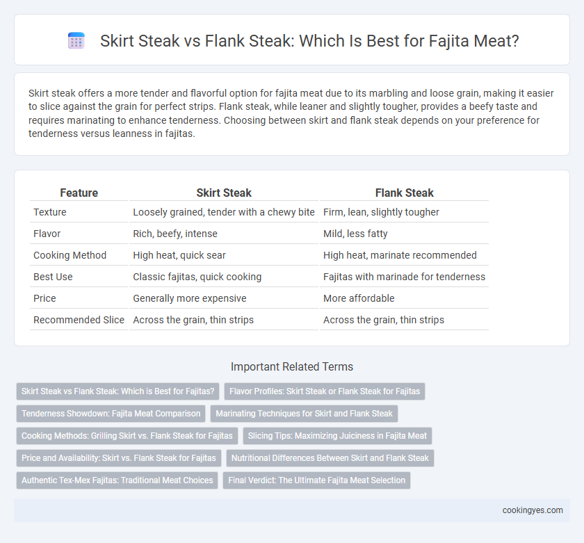 Skirt Steak vs Flank Steak: Which Is Best for Fajita Meat?