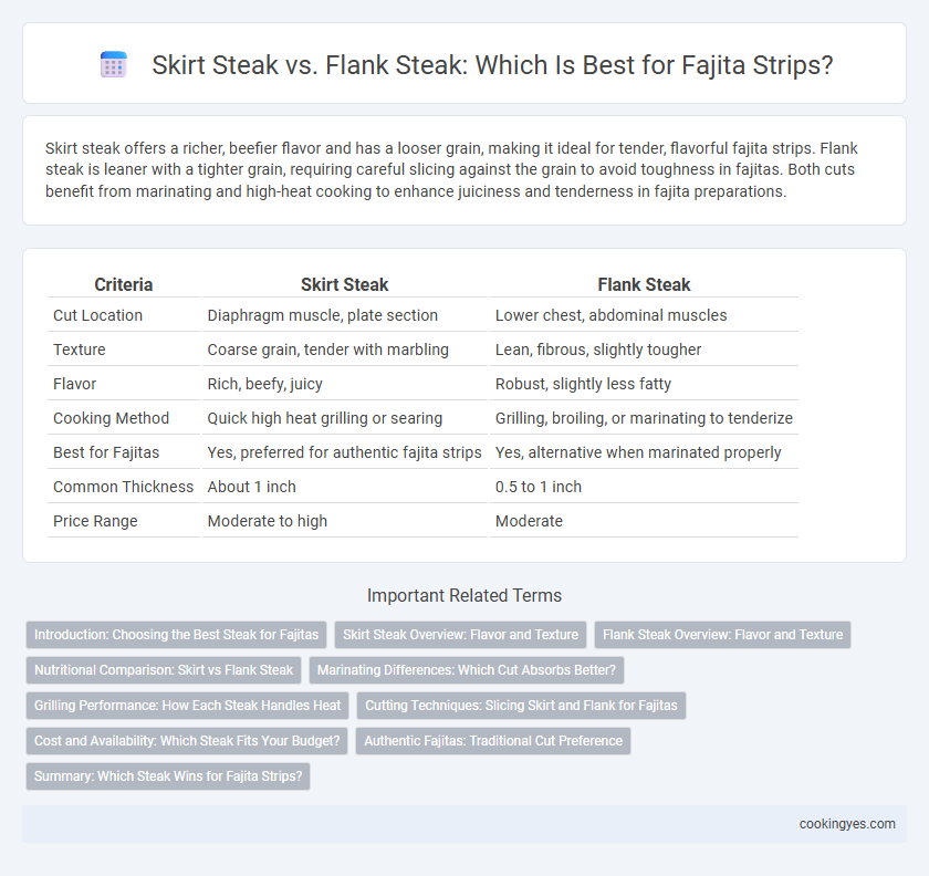 Skirt Steak vs. Flank Steak: Which Is Best for Fajita Strips?