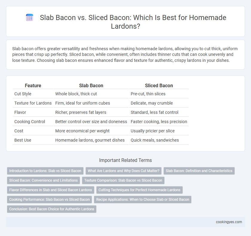 Slab Bacon vs. Sliced Bacon: Which Is Best for Homemade Lardons?
