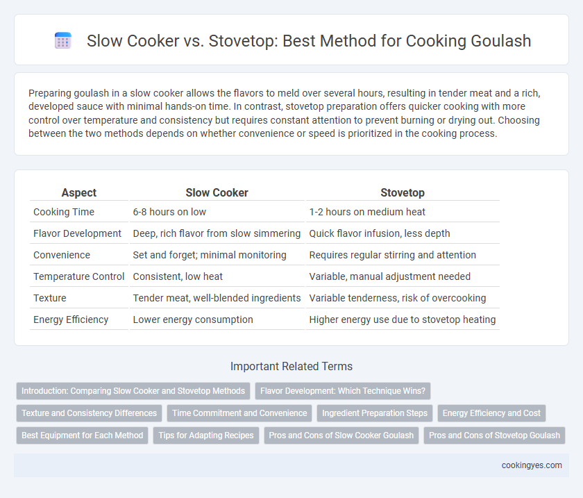 Slow Cooker vs. Stovetop: Best Method for Cooking Goulash