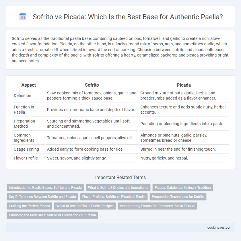 Sofrito vs Picada: Which Is the Best Base for Authentic Paella?