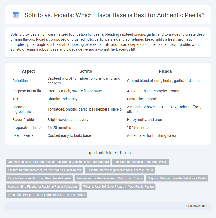 Sofrito vs. Picada: Which Flavor Base is Best for Authentic Paella?