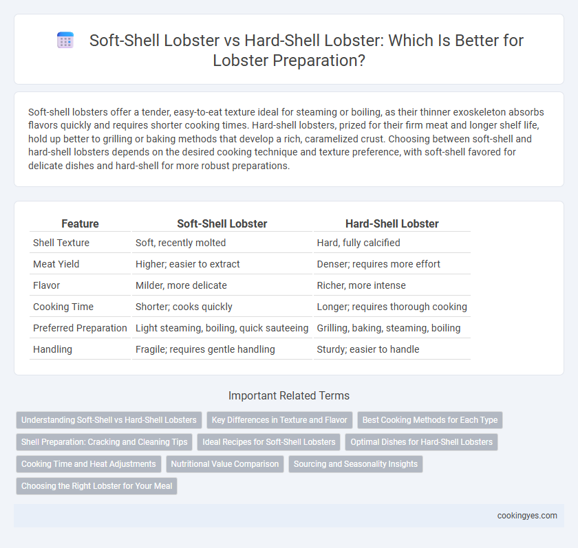 Soft-Shell Lobster vs Hard-Shell Lobster: Which Is Better for Lobster Preparation?
