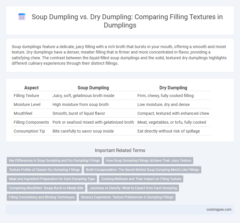 Soup Dumpling vs. Dry Dumpling: Comparing Filling Textures in Dumplings