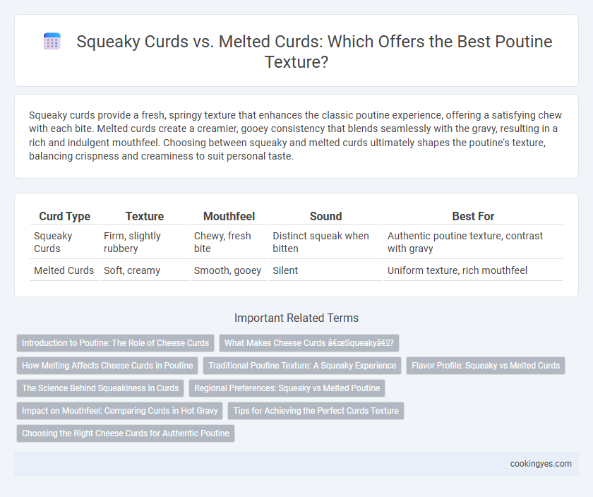 Squeaky Curds vs. Melted Curds: Which Offers the Best Poutine Texture?