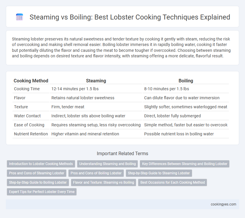 Steaming vs Boiling: Best Lobster Cooking Techniques Explained