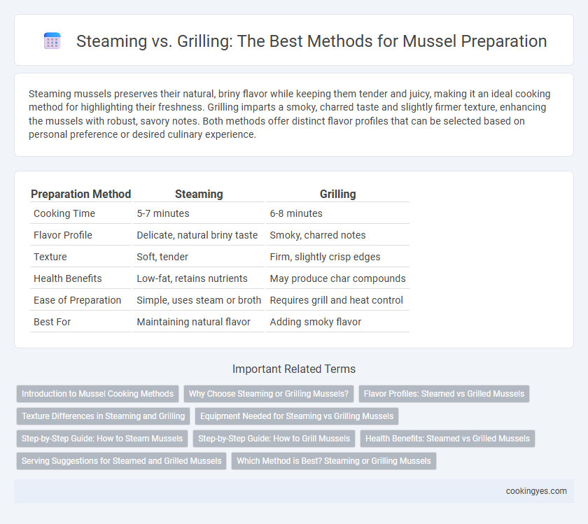 Steaming vs. Grilling: The Best Methods for Mussel Preparation