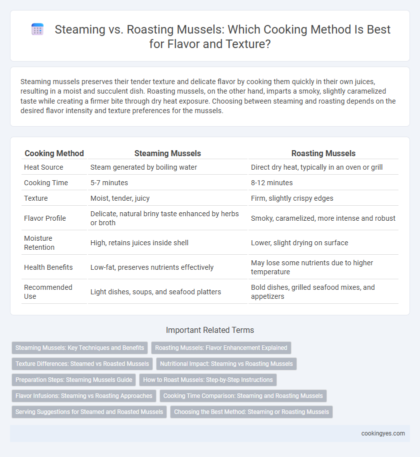 Steaming vs. Roasting Mussels: Which Cooking Method Is Best for Flavor and Texture?