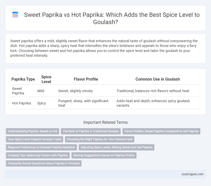 Sweet Paprika vs Hot Paprika: Which Adds the Best Spice Level to Goulash?