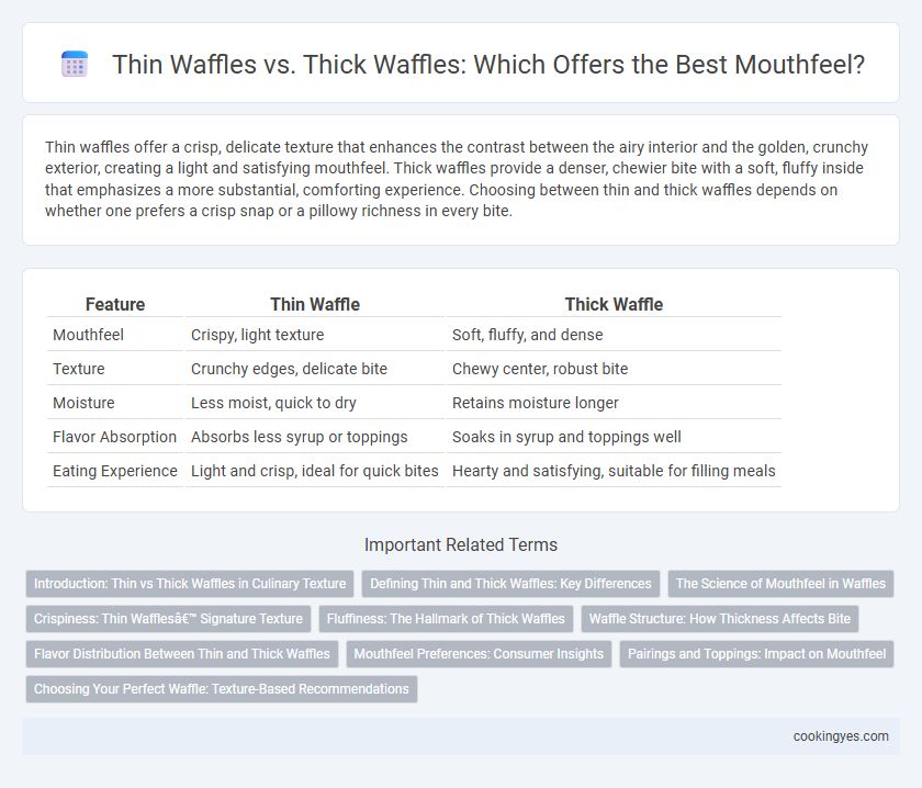 Thin Waffles vs. Thick Waffles: Which Offers the Best Mouthfeel?