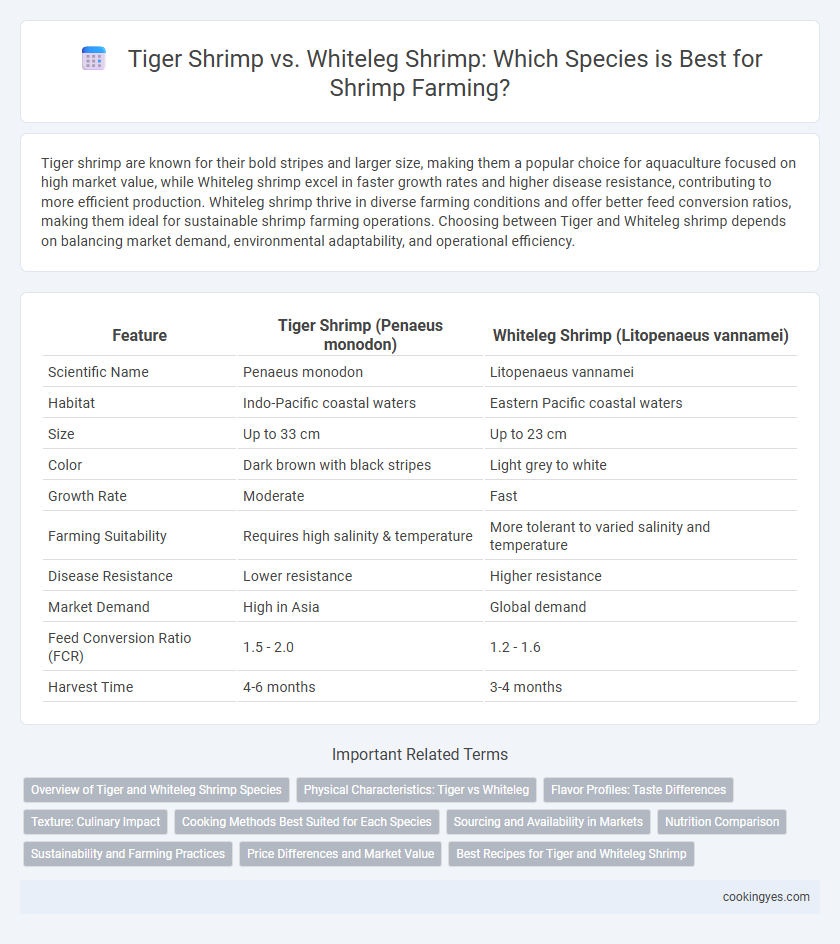 Tiger Shrimp vs. Whiteleg Shrimp: Which Species is Best for Shrimp Farming?