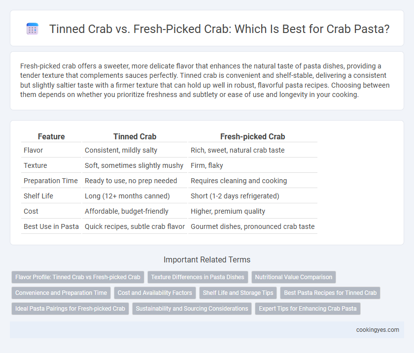 Tinned Crab vs. Fresh-Picked Crab: Which Is Best for Crab Pasta?
